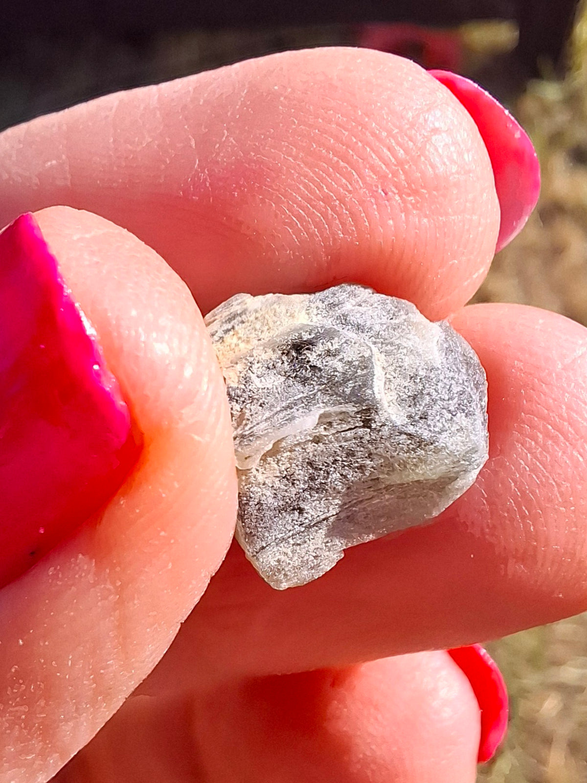 Moldavite Piece, SNOWFLAKE, FROSTED, BRUSNA, 1.05g, Tektite (Ref: 1501)