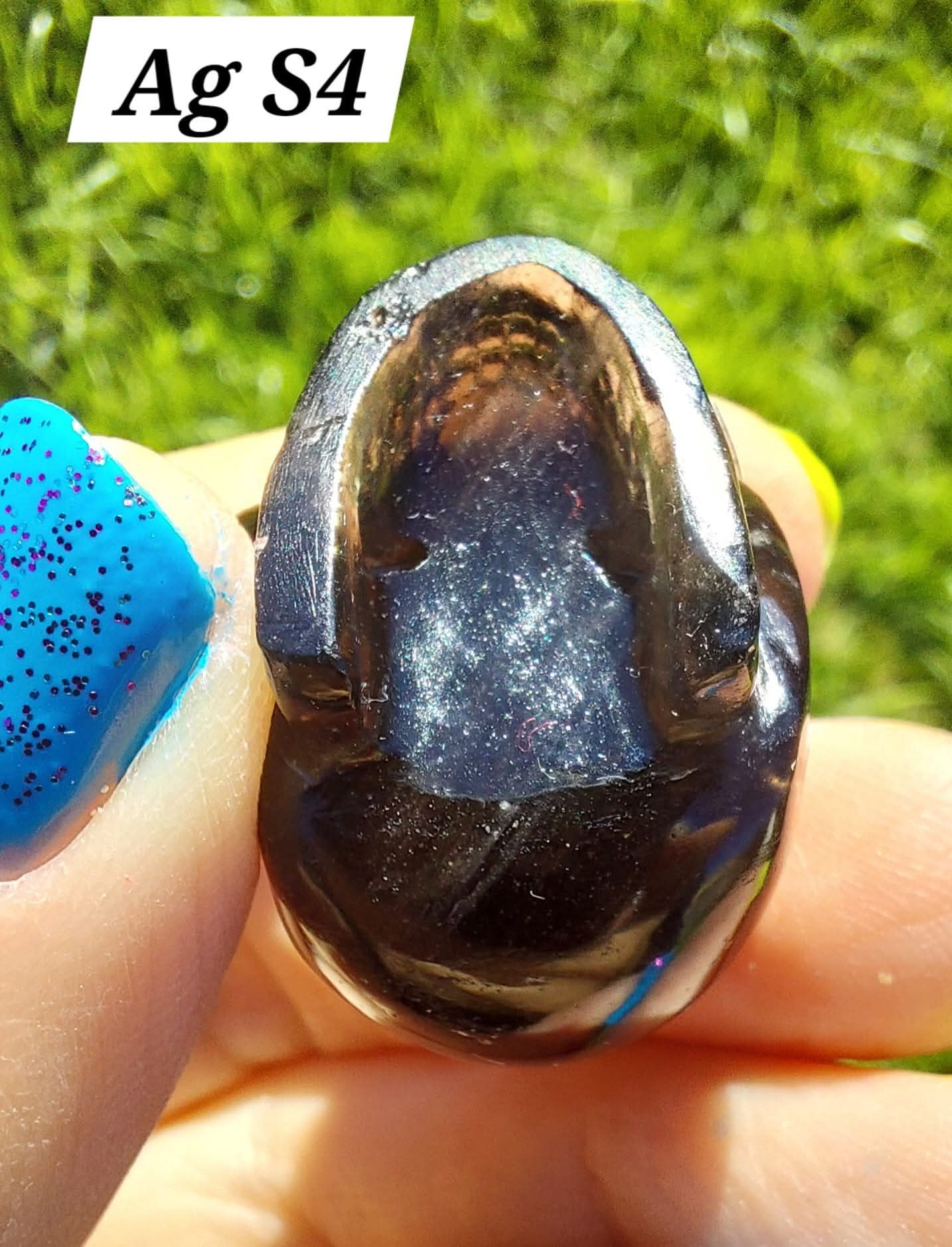 Agni Manitite SKULL Carving, 18.88g, Crystal (Ref: Ag S4)