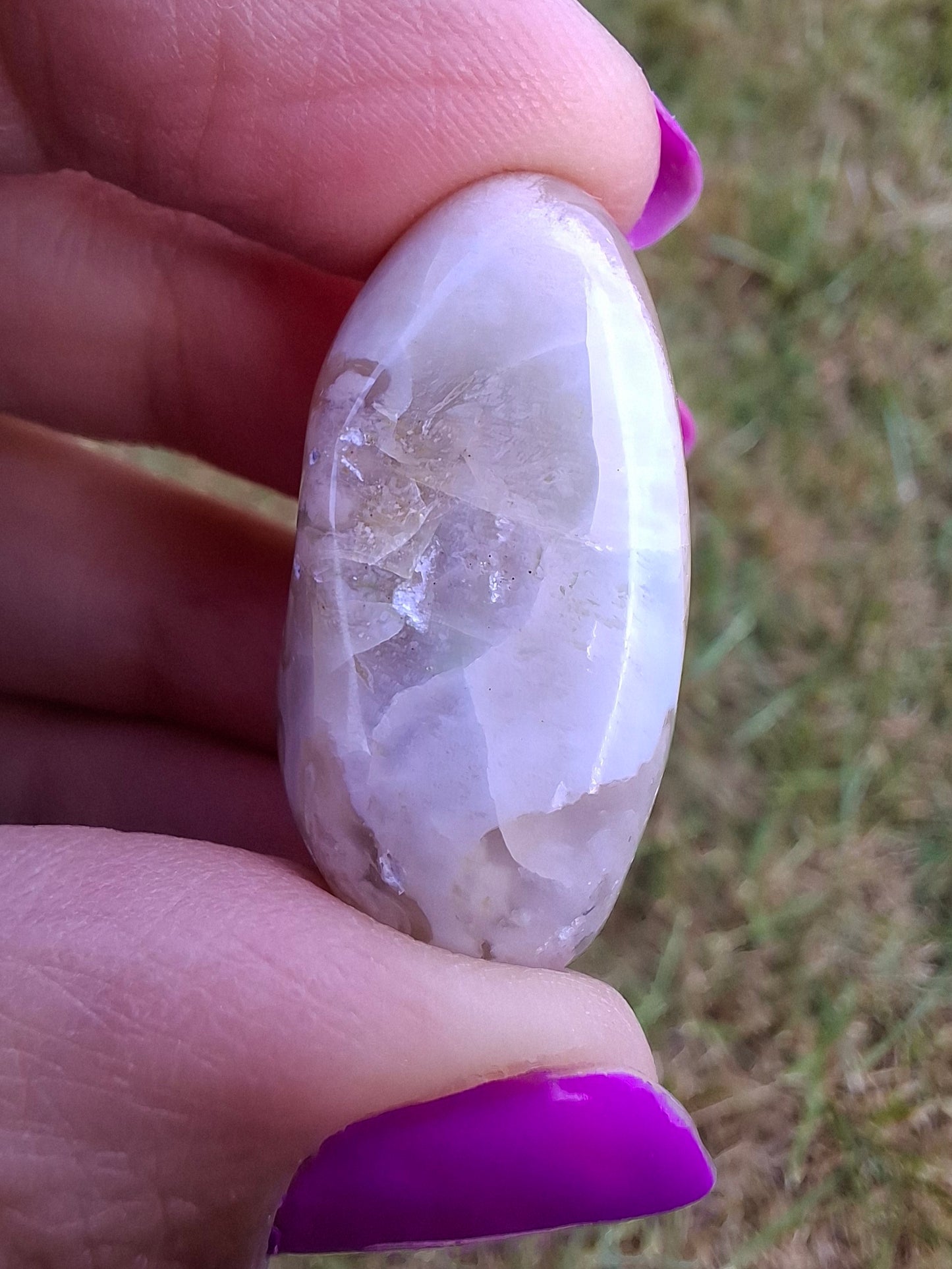 Flower Agate, Tumble Stone, Crystal (Ref: T71)