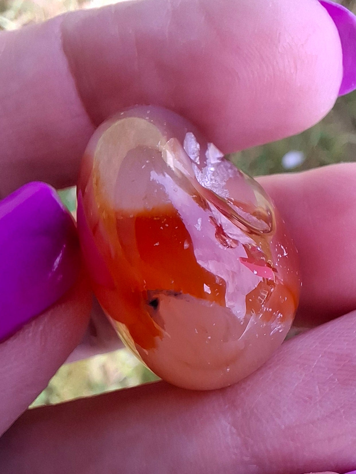 Carnelian, Tumble Stone, Crystal (Ref: T66)