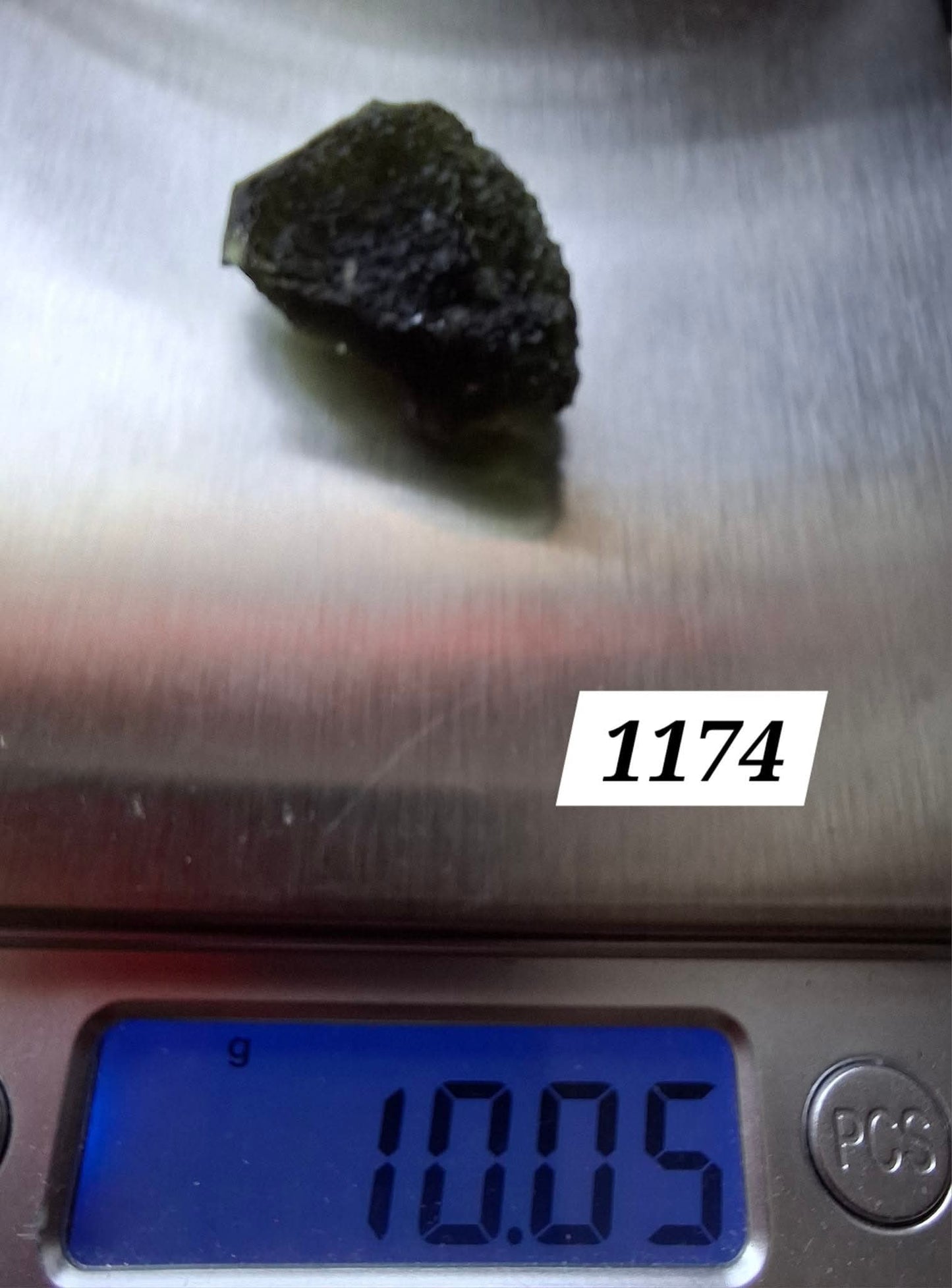 Moldavite Piece, JAKULE, 10.05g, Tektite (Ref: 1174)