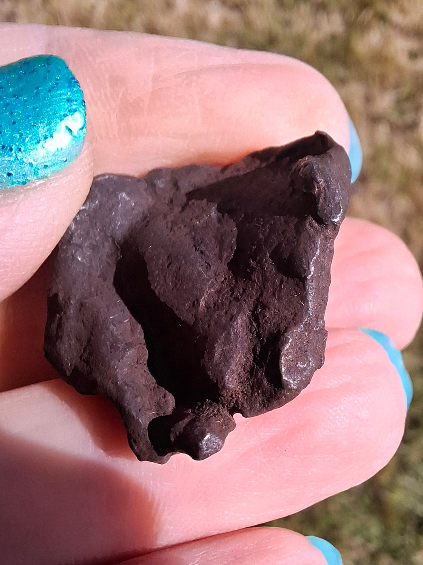 Gebel Kamil Iron Meteorite, 21.40g (Ref: K35)