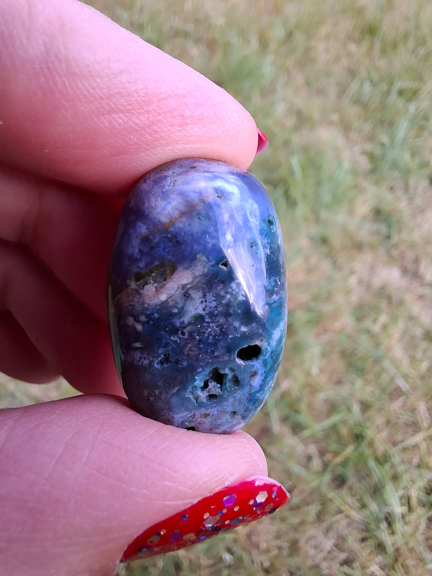 Ocean Jasper, Tumble Stone, Crystal (Ref: T200)