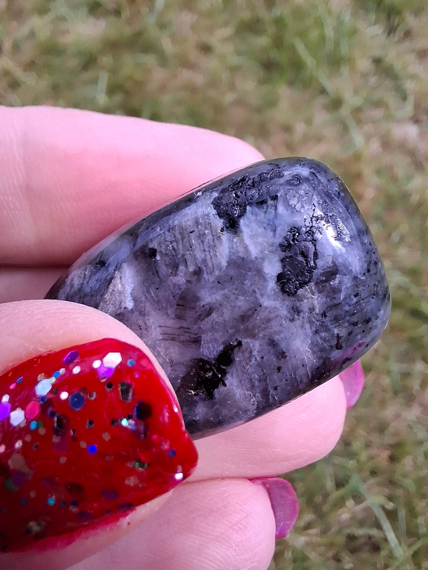 Larvikite, Tumble Stone, Crystal (Ref: T124)