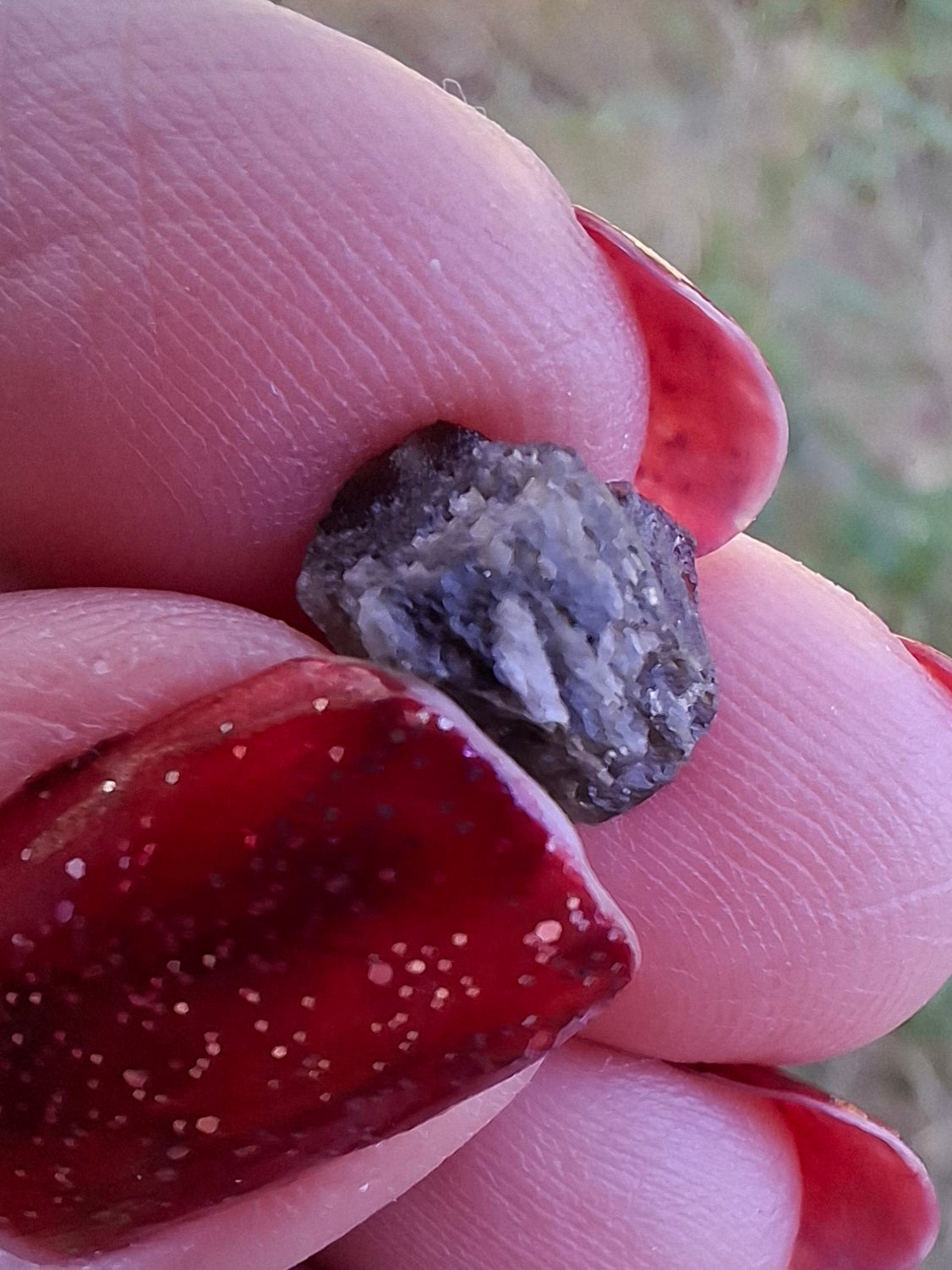Moldavite Piece, 0.59g, Tektite (Ref: 1472)