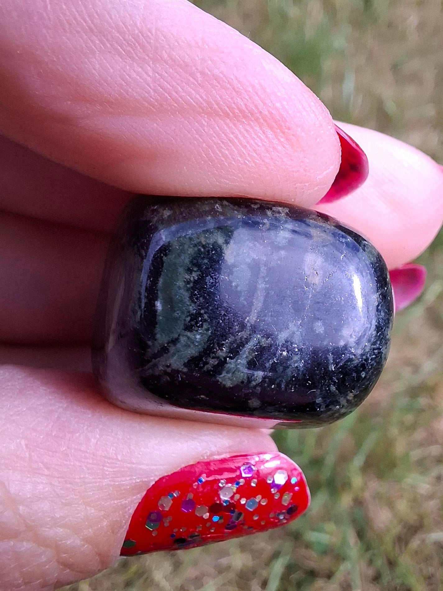 Kambaba Jasper, Tumble Stone, Crystal (Ref: T160)