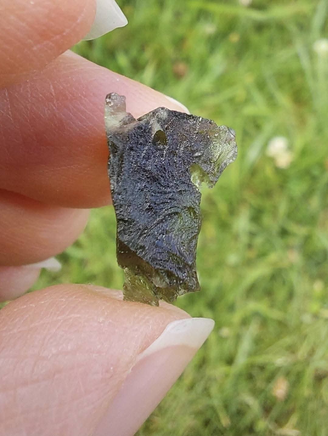 Moldavite Piece, 1.10g, Tektite (Ref: E230)