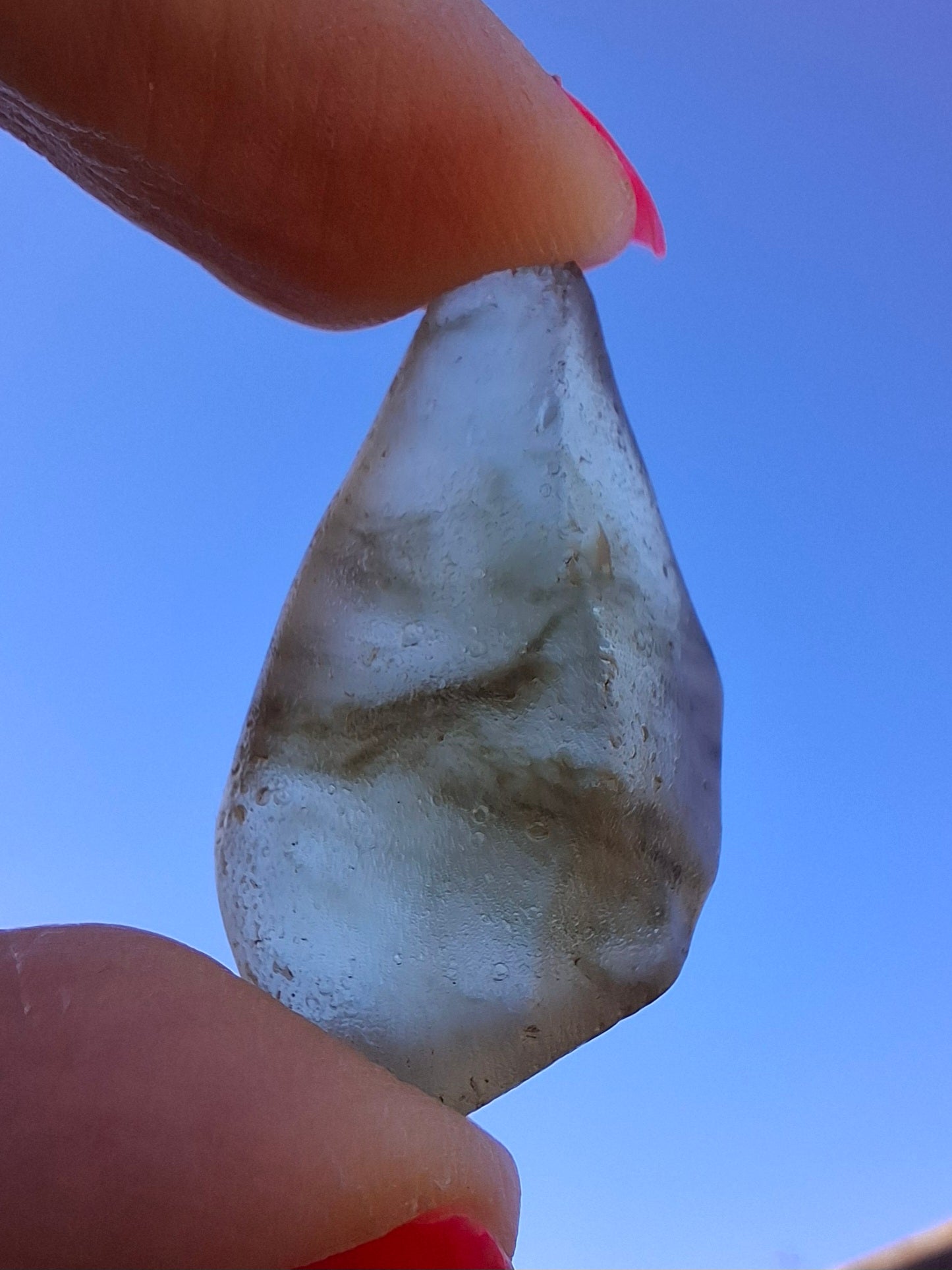 Libyan Desert Glass (darker) Piece, 7.38g, Tektite (Ref: L1375)