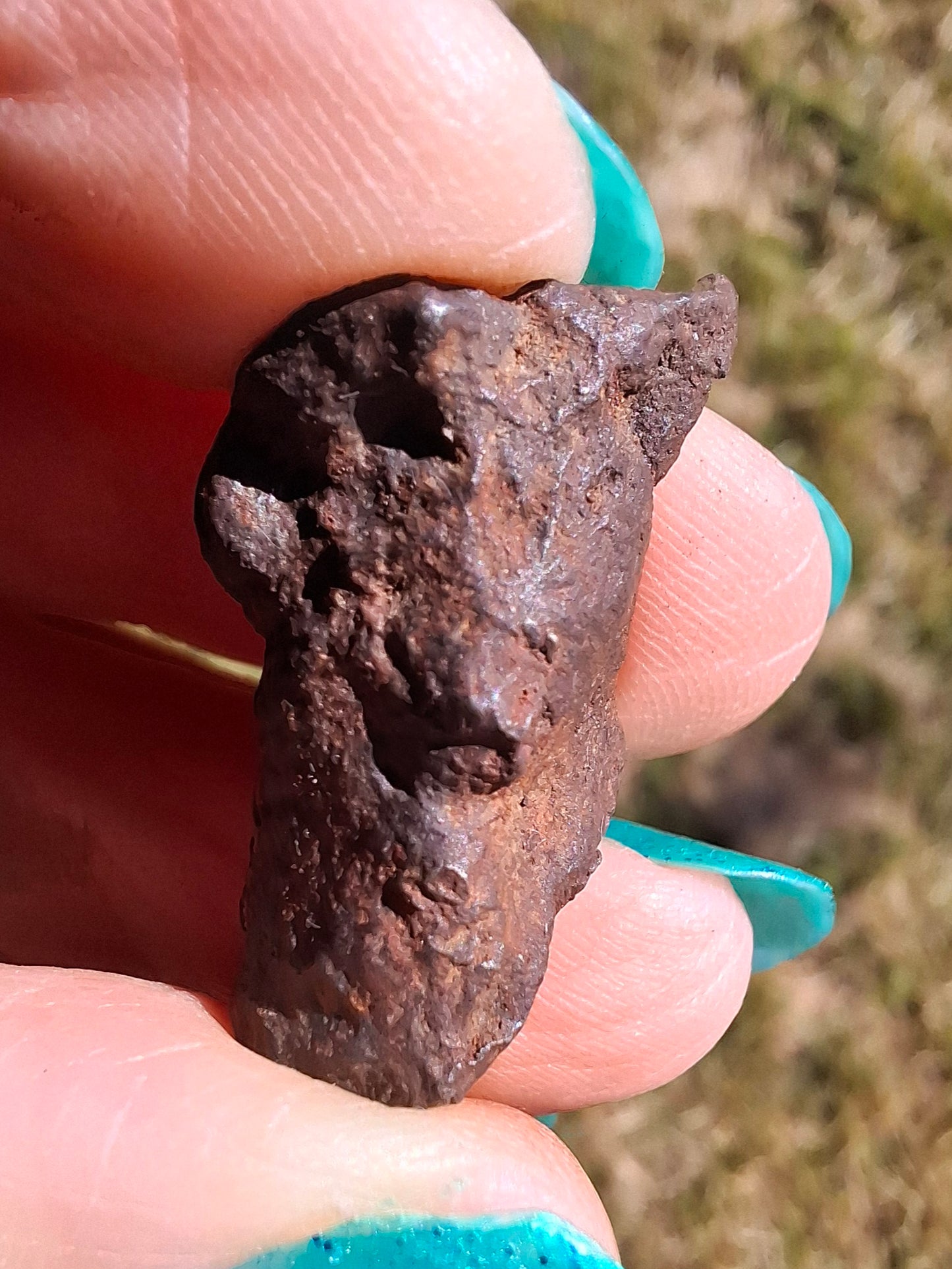 Gebel Kamil Iron Meteorite, 13.55g (Ref: K43)