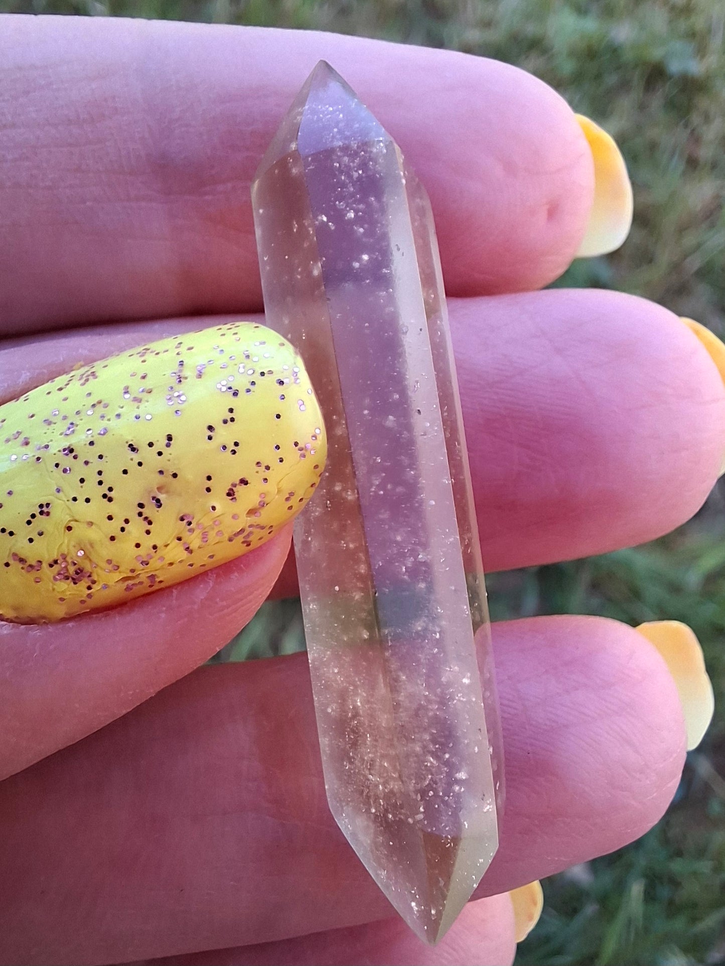 Libyan Desert Glass DT Carving, 4.57g, Tektite (Ref: LDT8)
