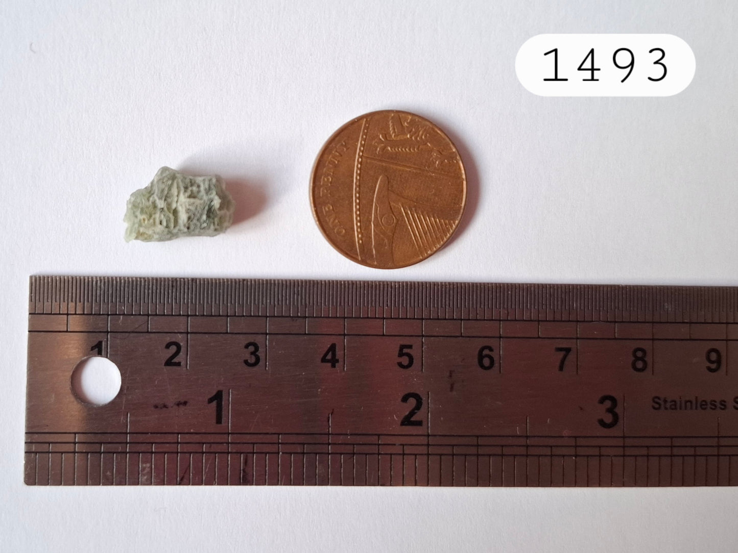 Moldavite Piece, SNOWFLAKE, FROSTED, BRUSNA, Tektite (Ref: 1493)
