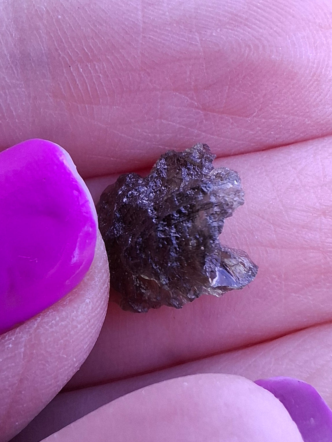 Moldavite Piece, 0.62g, Tektite (Ref: 1455)