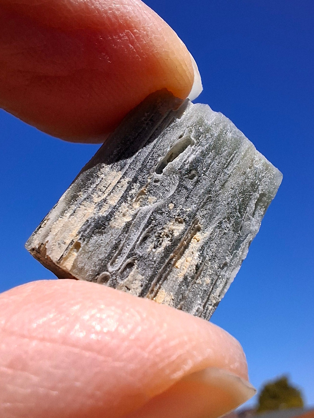 Moldavite Piece, SNOWFLAKE, FROSTED, BARTOCHOV, 3.12g, Tektite (Ref: 1365)