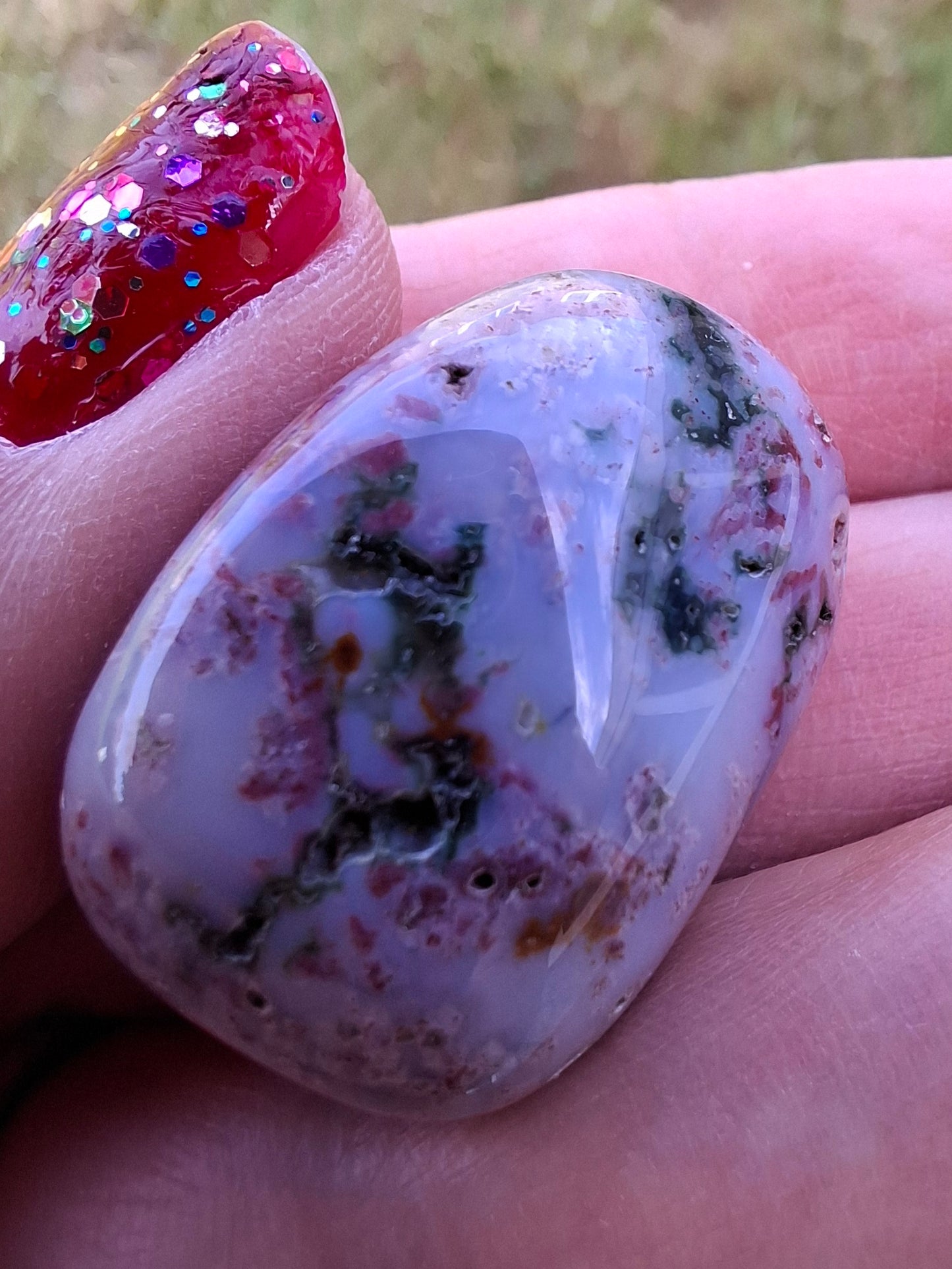 Ocean Jasper, Tumble Stone, Crystal (Ref: T203)