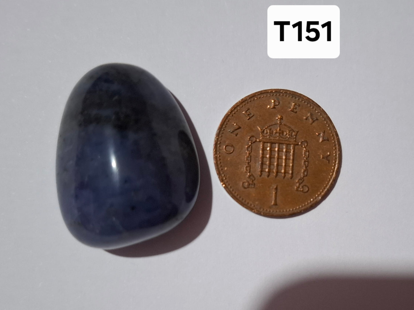 Sodalite, Tumble Stone, Crystal (Ref: T151)