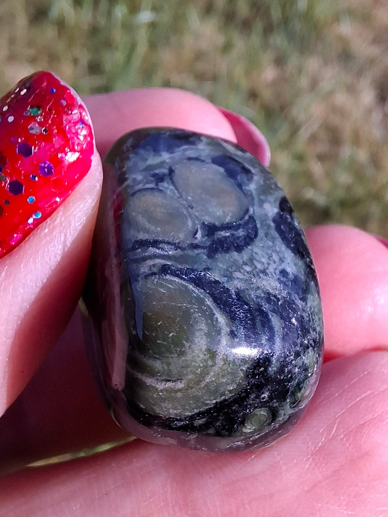Kambaba Jasper, Tumble Stone, Crystal (Ref: T161)
