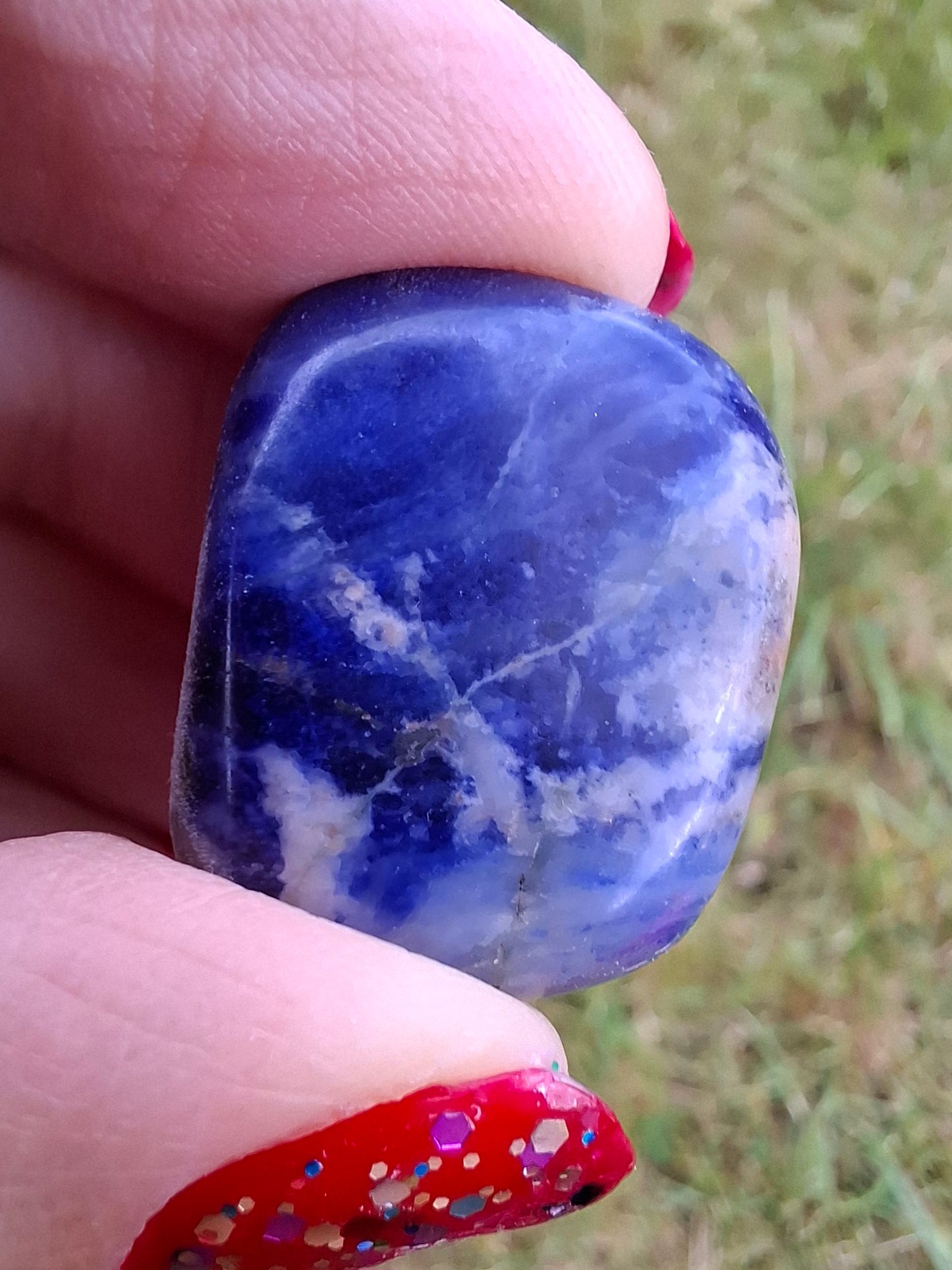 Sodalite, Tumble Stone, Crystal (Ref: T153)