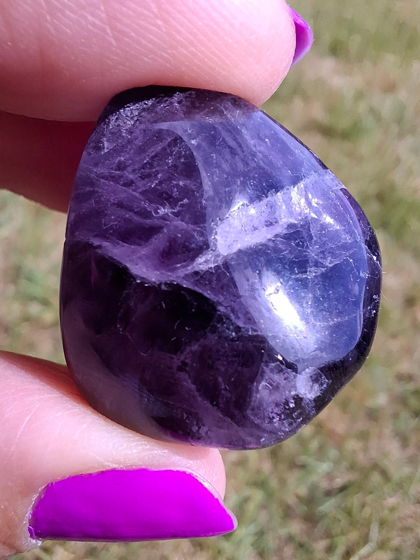 Fluorite, Tumble Stone, Crystal (Ref: T54)