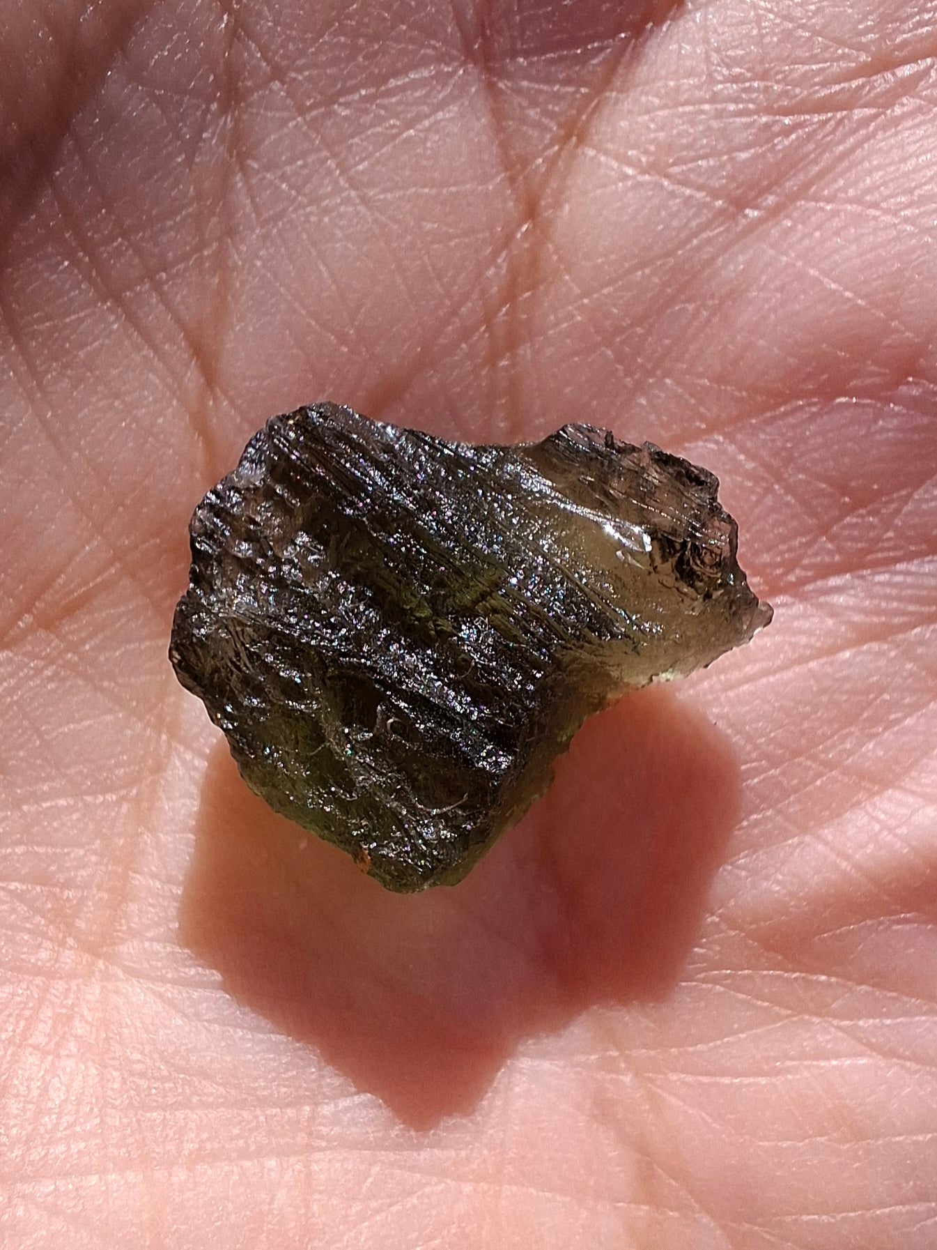 Moldavite Piece, 1.92g, Tektite (Ref: 1426)