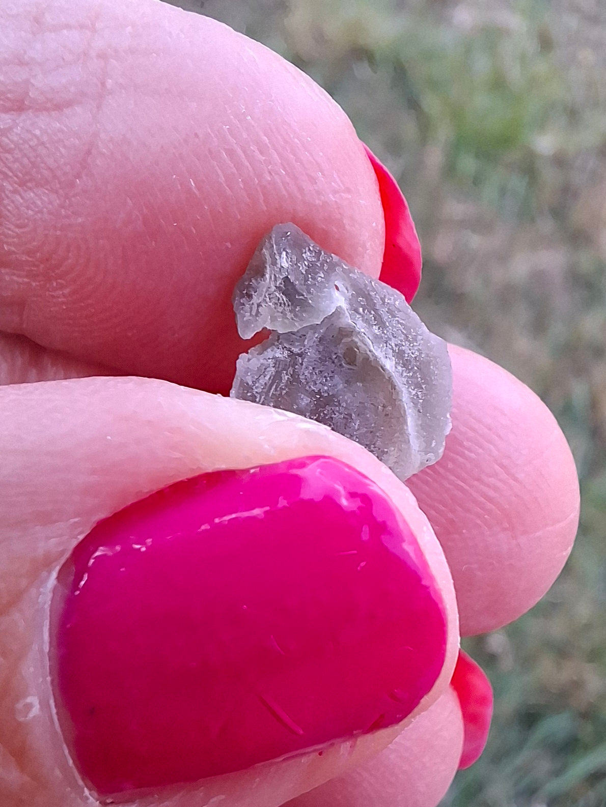 Moldavite Piece, SNOWFLAKE, FROSTED, BRUSNA, 0.31g, Tektite (Ref: 1500)