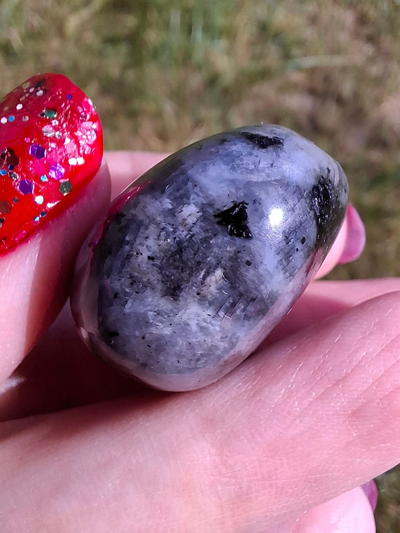 Larvikite, Tumble Stone, Crystal (Ref: T125)