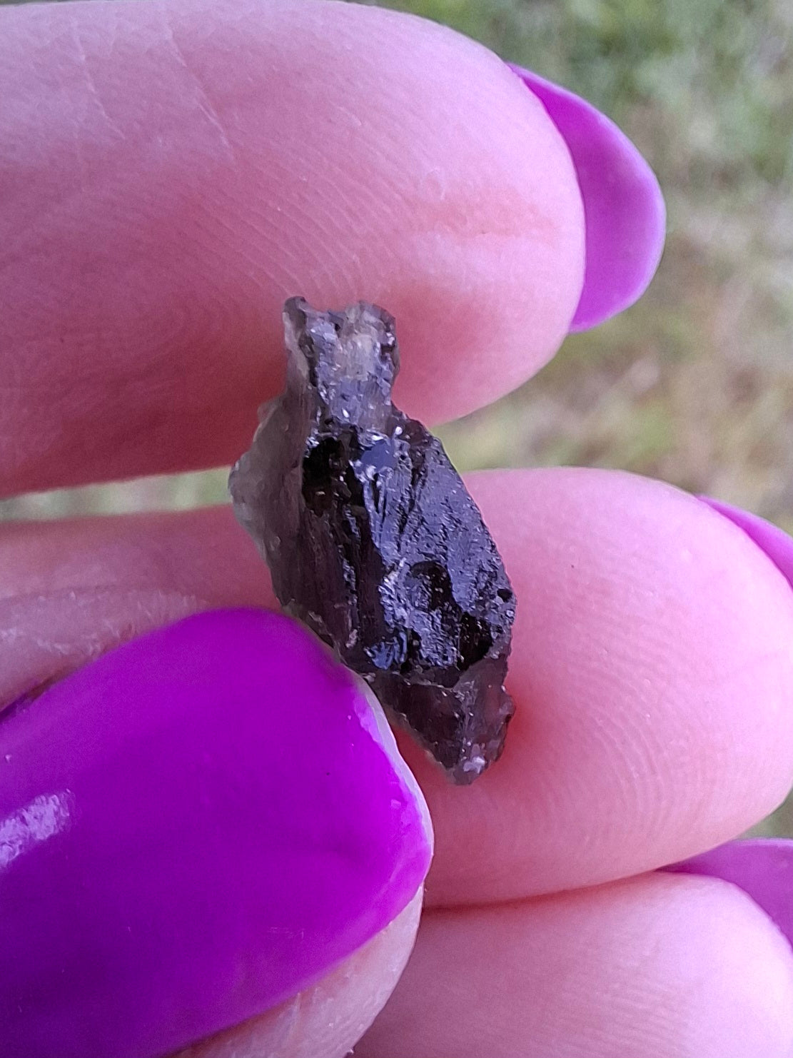Moldavite Piece, 0.82g, Tektite (Ref: 1454)