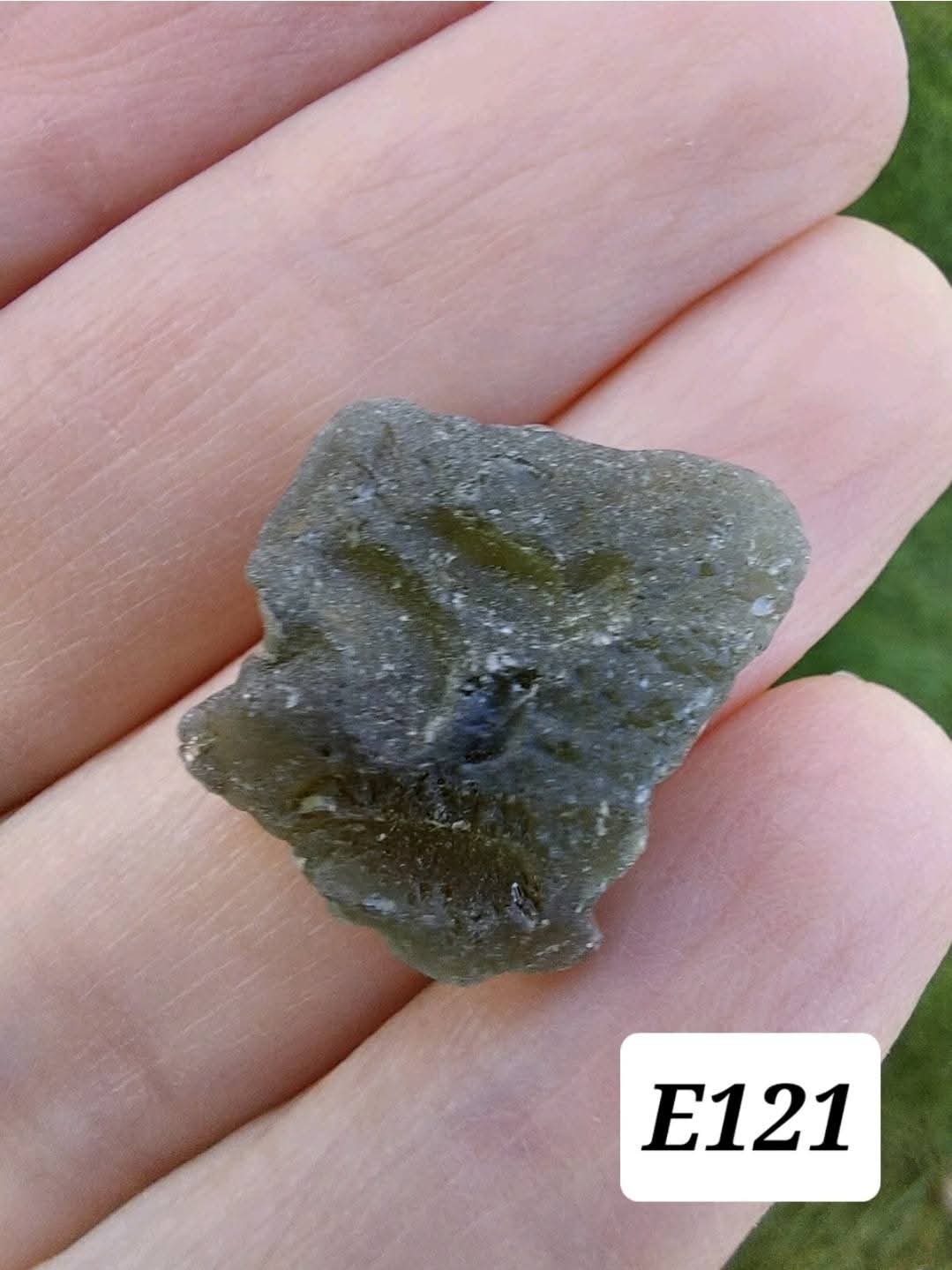 Moldavite Piece, 2.78g, Tektite (Ref: E121)