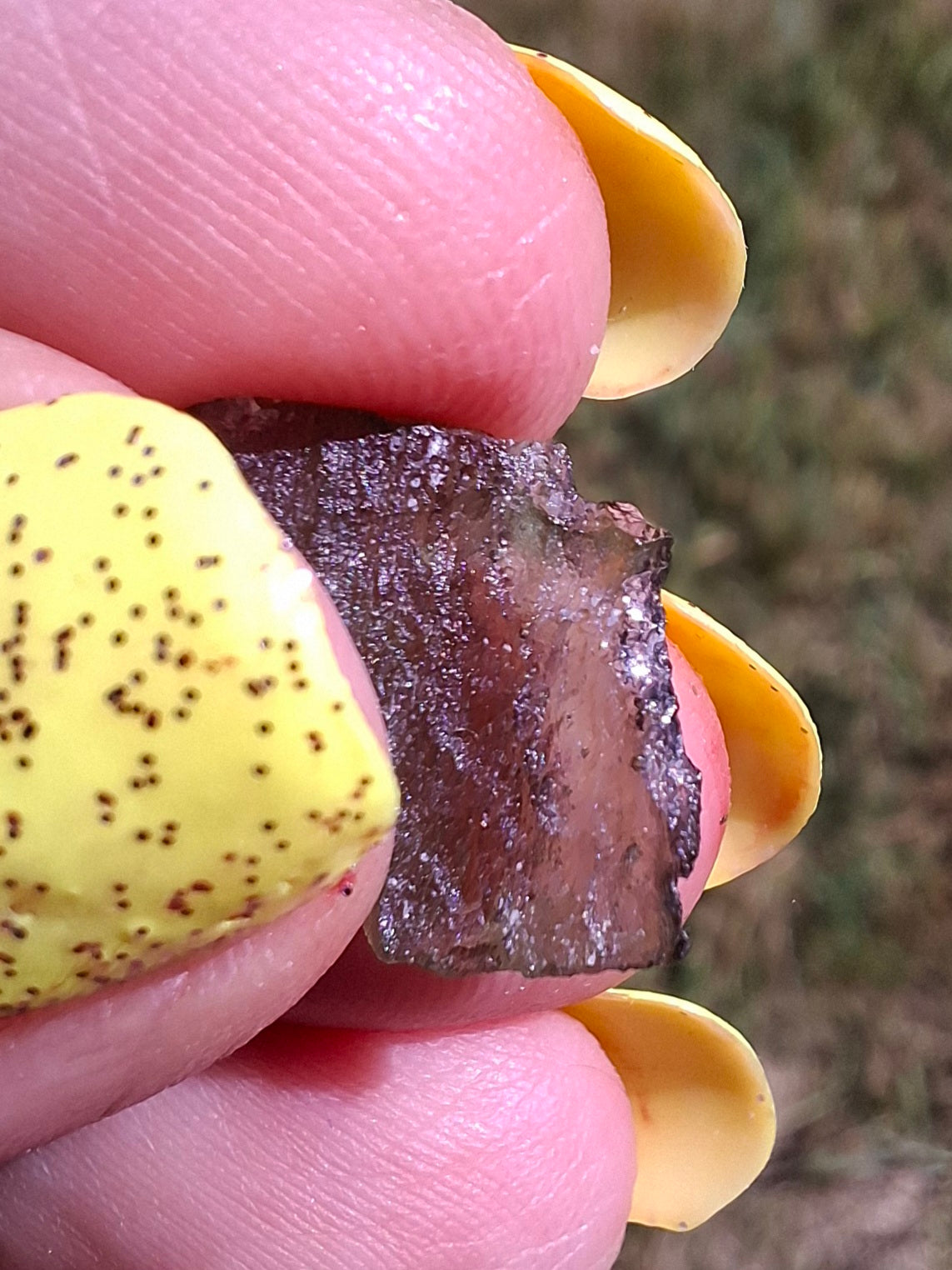 Moldavite Piece, 0.48g, Tektite (Ref: 1480)