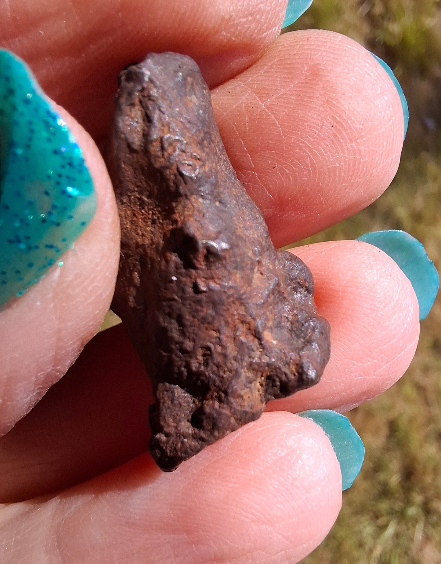 Gebel Kamil Iron Meteorite, 13.55g (Ref: K43)