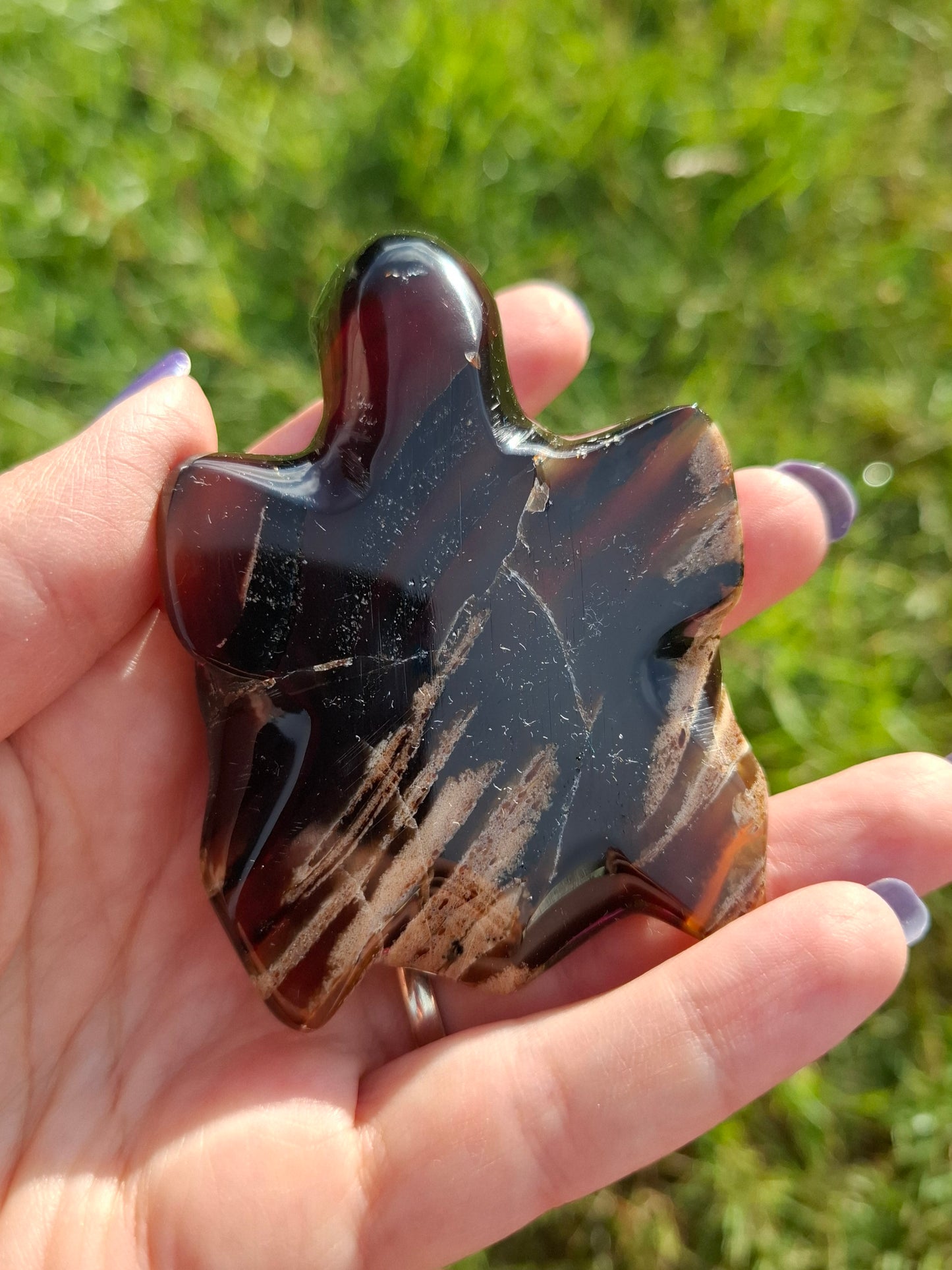Red Amber Turtle, 59.07g, Carving, Fossil (Ref: TT5)