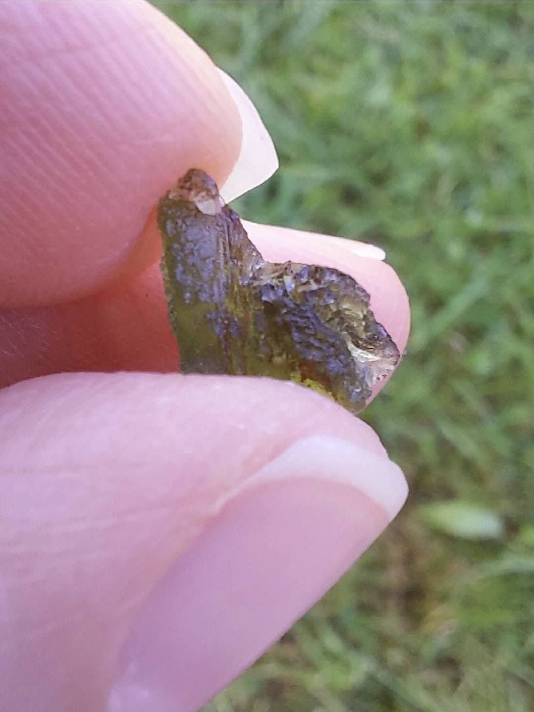 Moldavite Piece, 0.51g, Tektite (Ref: 873)