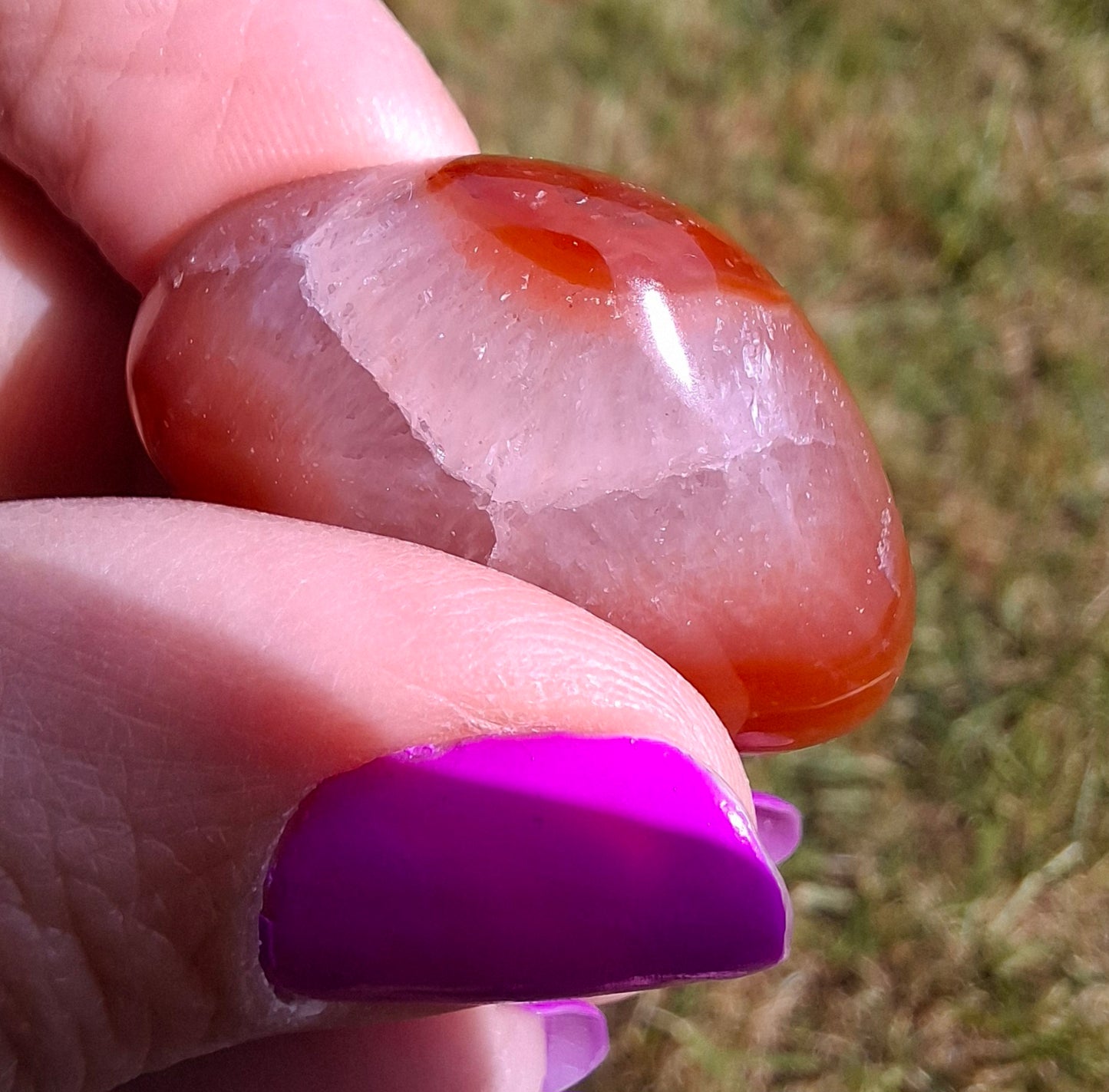 Carnelian, Tumble Stone, Crystal (Ref: T63)