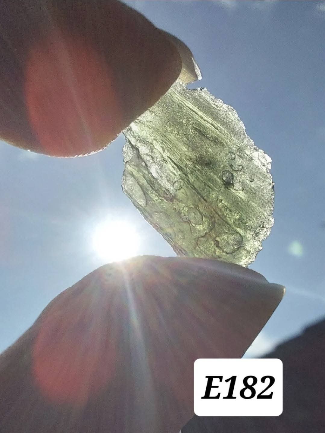 Moldavite Piece, 1.05g, Tektite (Ref: E182)