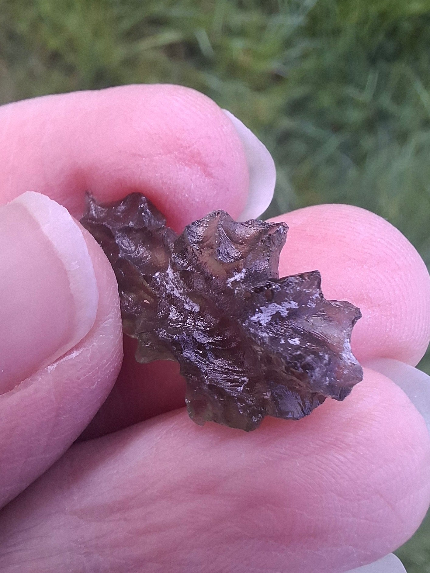 Moldavite Piece, JEZKOVNA BESEDNICE, 1.67g, Tektite (Ref: 1270)