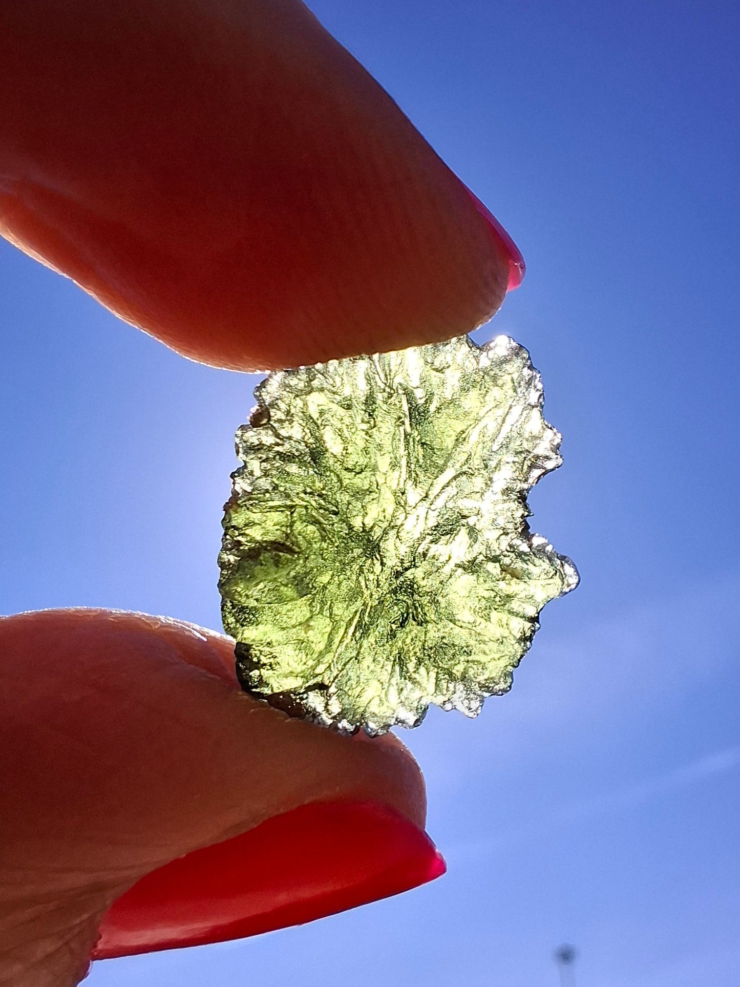Moldavite Piece, 2.23g, Tektite (Ref: 1401)