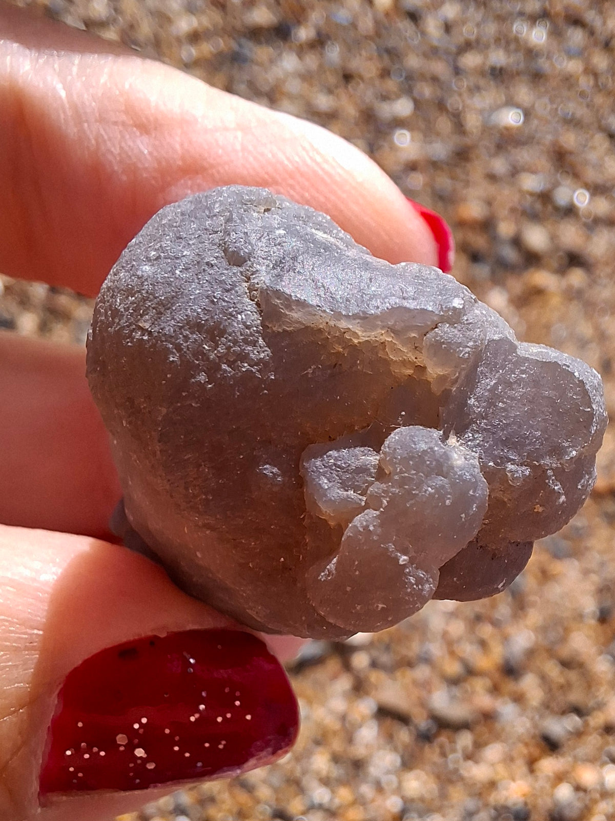 Nebula Chalcedony, 16.92g, Fossil (Ref: NC6)