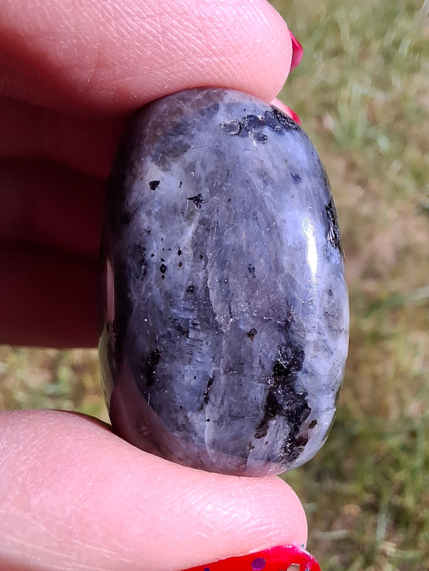 Larvikite, Tumble Stone, Crystal (Ref: T127)