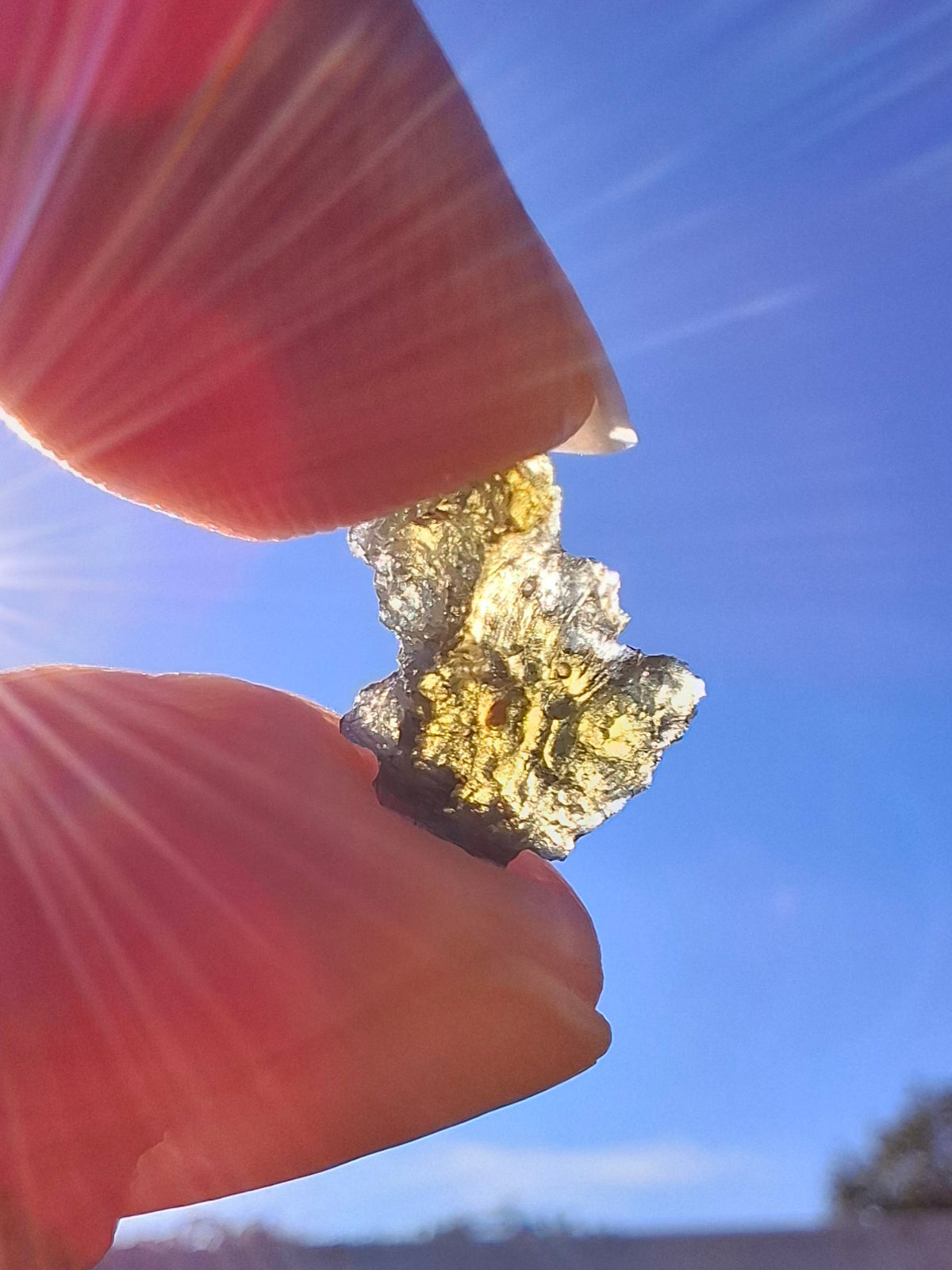 Moldavite Piece, 0.33g, Tektite (Ref: 1519)