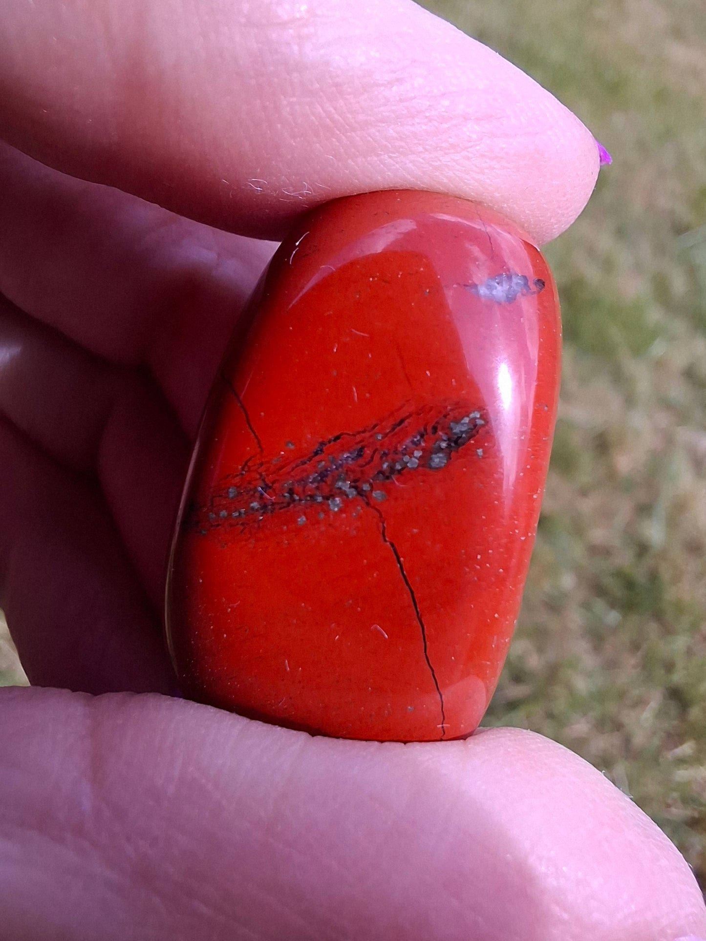 Red Jasper, Tumble Stone, Crystal (Ref: T91)