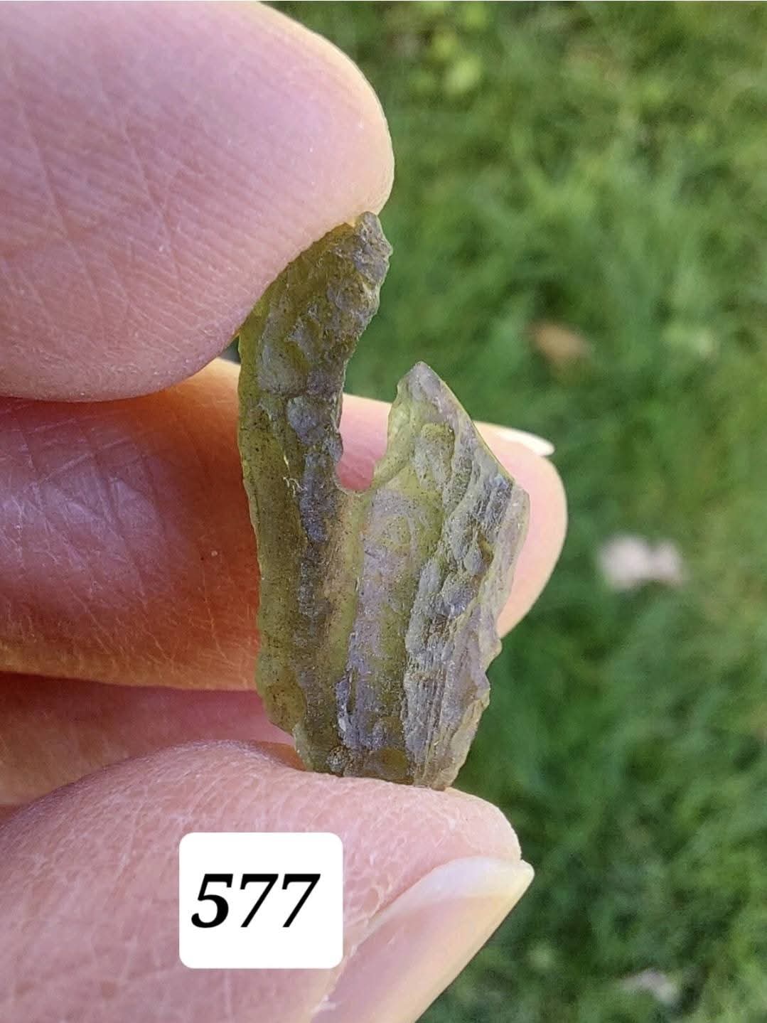 Moldavite Piece, 1.09g, Tektite (Ref: 577)