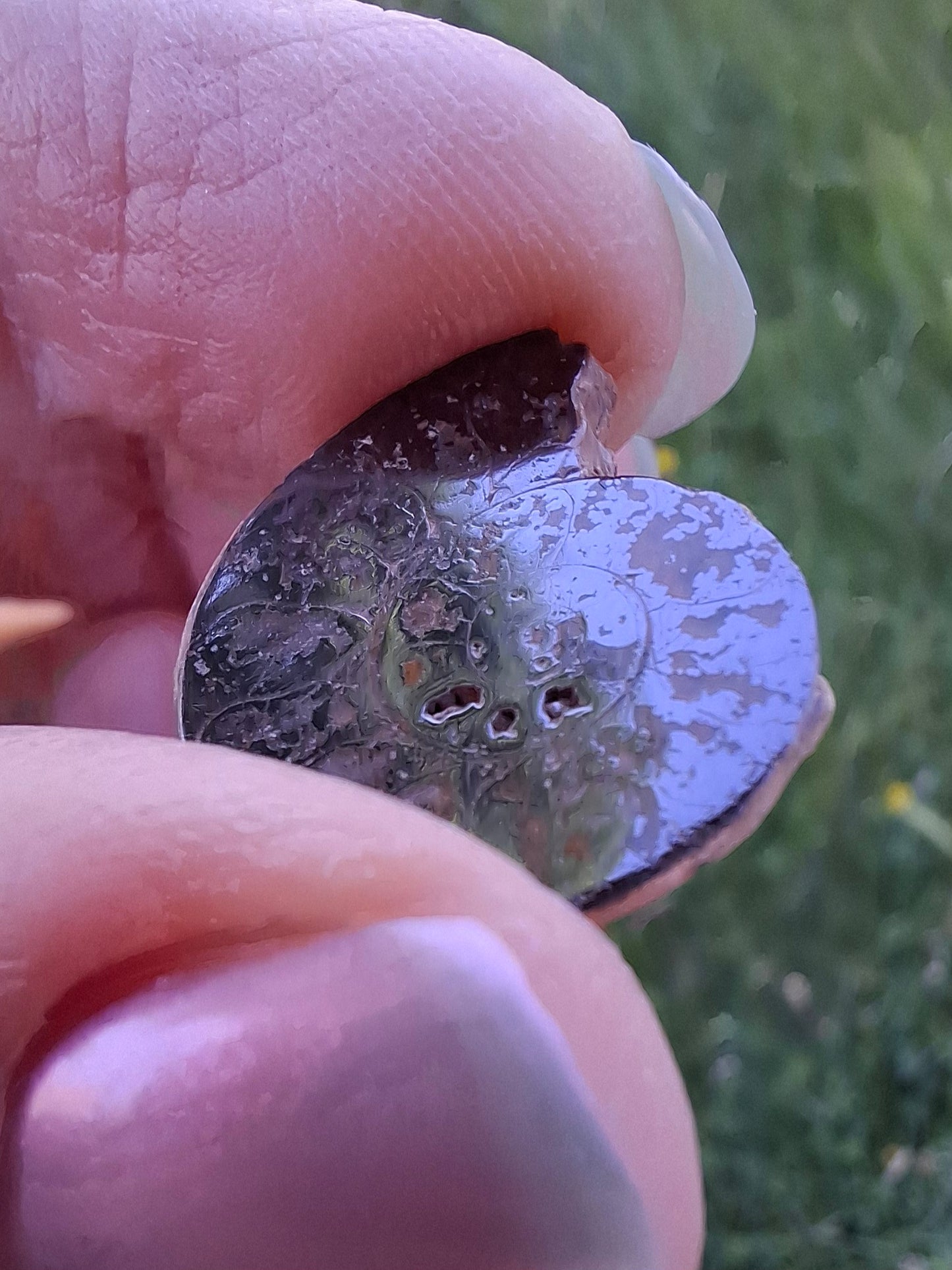 Small Haematite Ammonite HALF, 2.19g, Fossil (Ref: MA3)