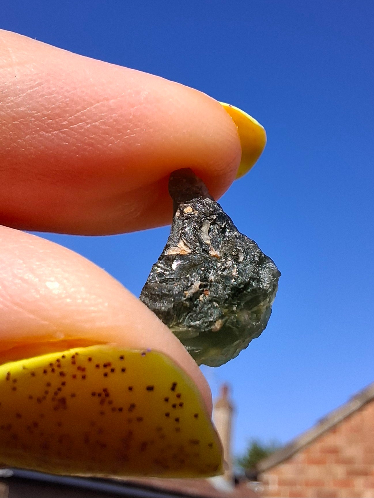 Moldavite Piece, 1.23g, Tektite (Ref: 1484)