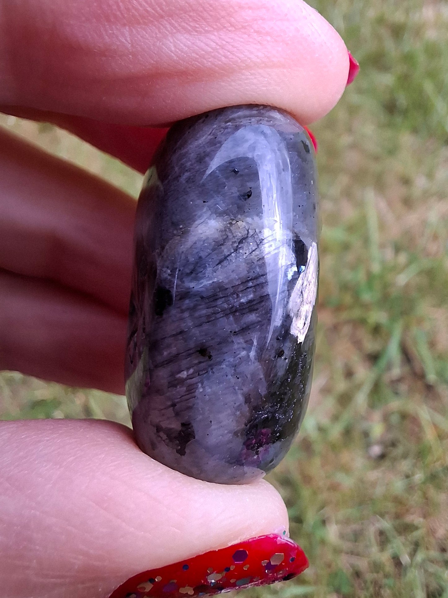Larvikite, Tumble Stone, Crystal (Ref: T125)