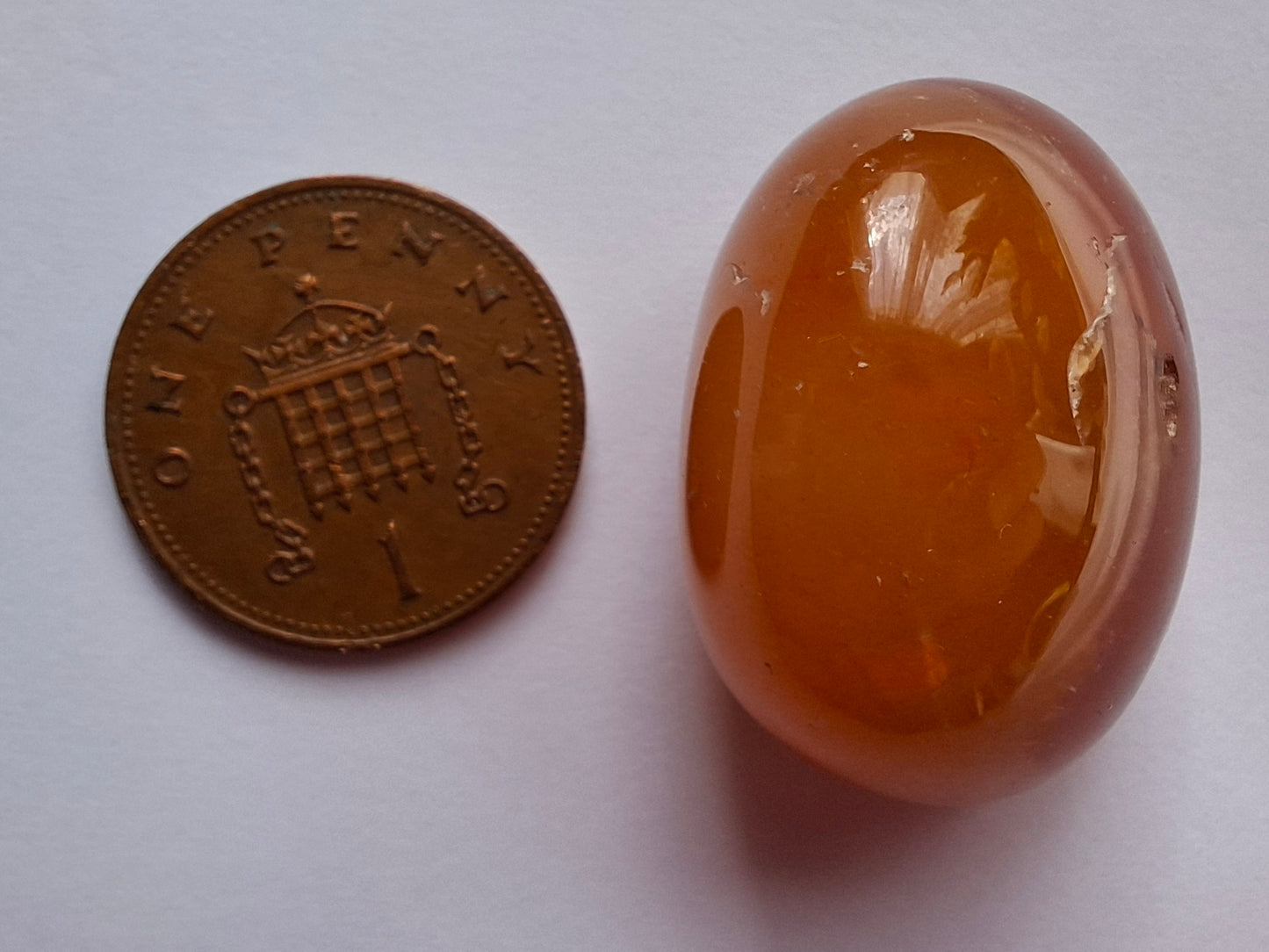 Carnelian, Tumble Stone, Crystal (Ref: T66)