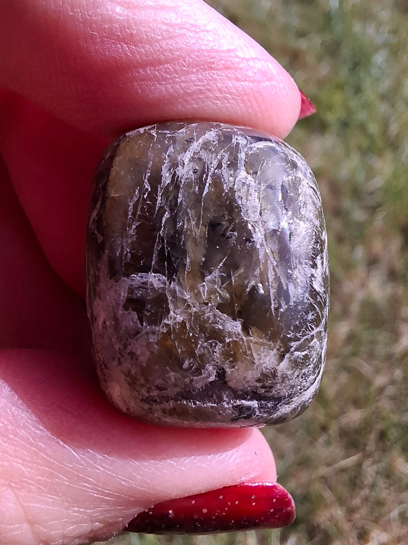 Labradorite, Tumble Stone, Crystal (Ref: T210)