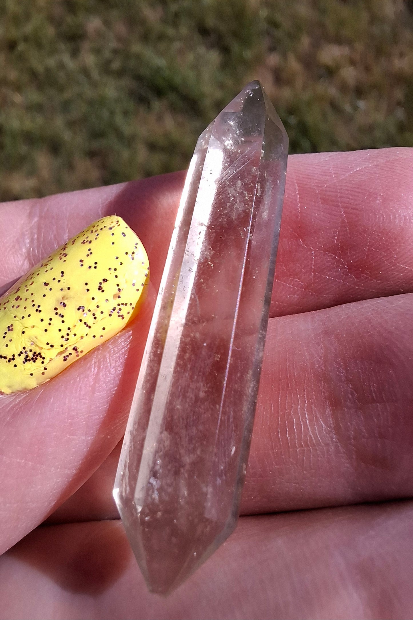 Libyan Desert Glass DT Carving, 3.93g, Tektite (Ref: LDT3)