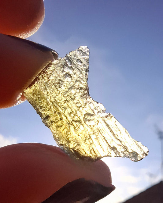 Moldavite Piece, 1.07g, Tektite (Ref: 1394)