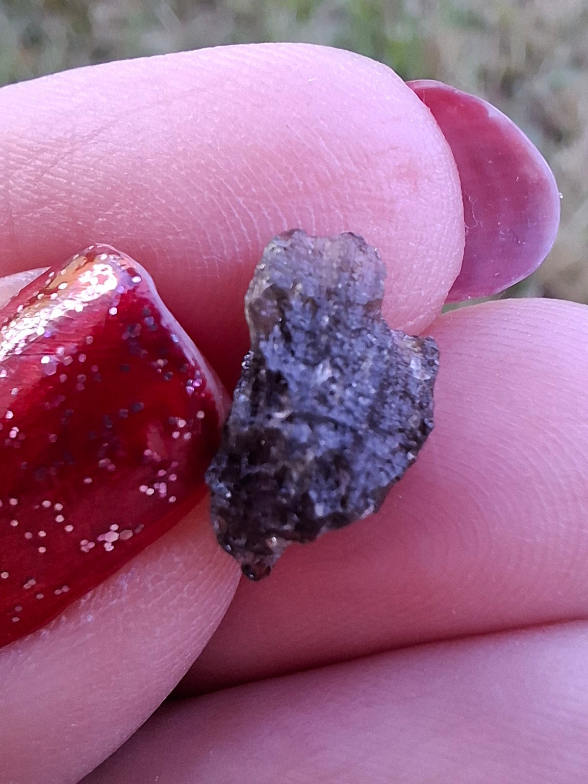 Moldavite Piece, 0.59g, Tektite (Ref: 1465)