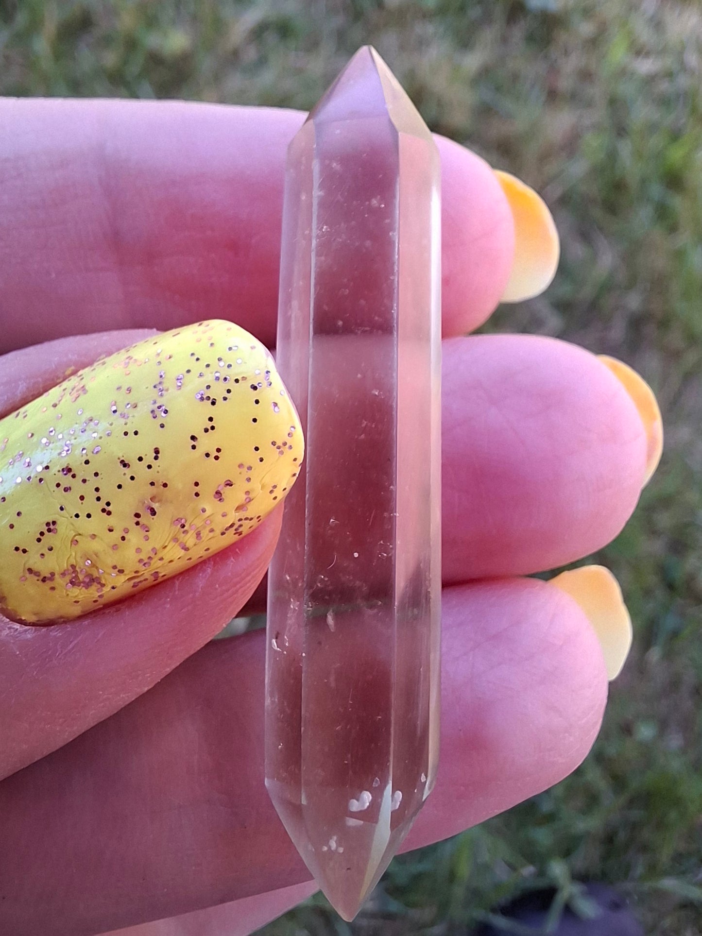 Libyan Desert Glass DT Carving, 4.68g, Tektite (Ref: LDT7)