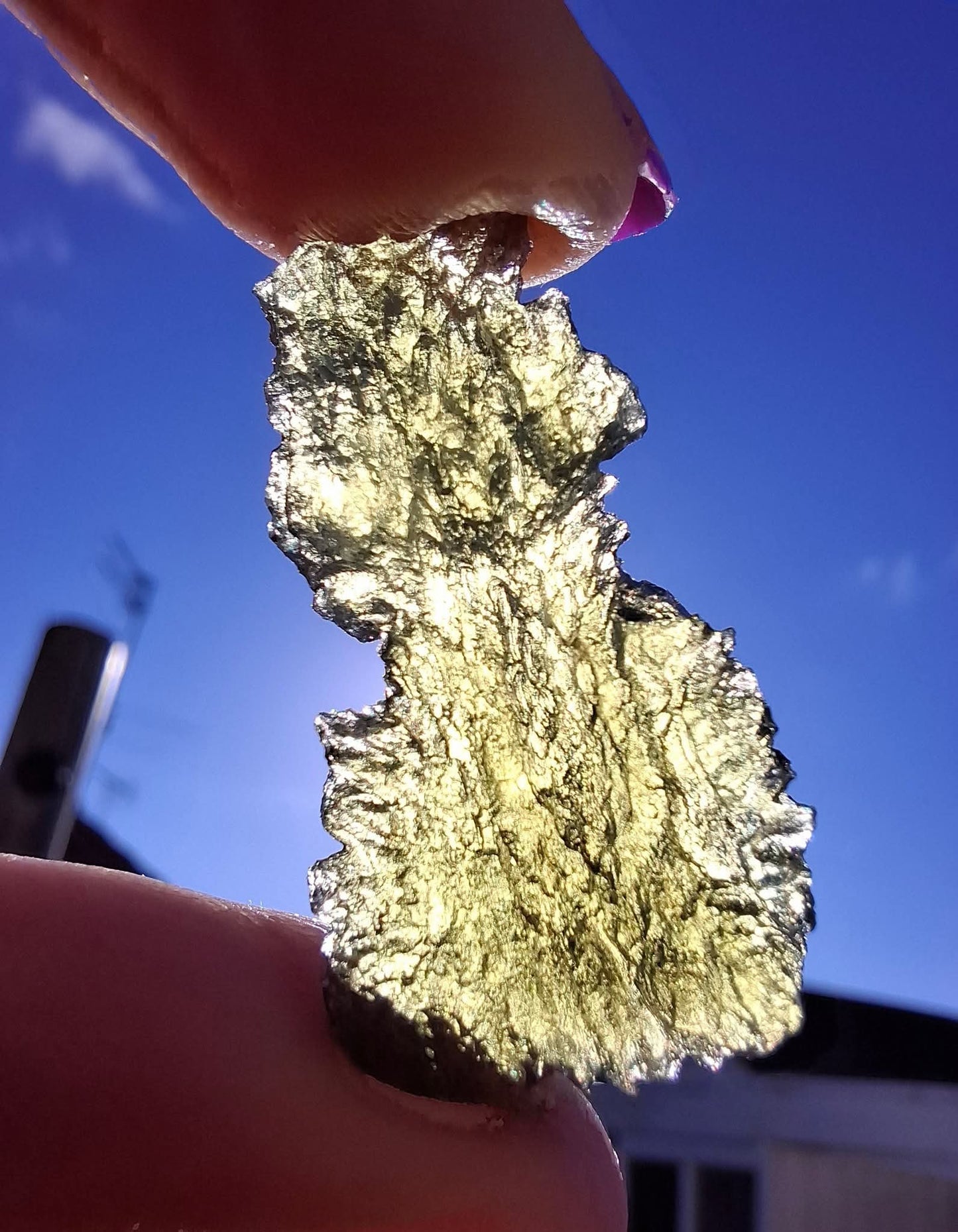 Moldavite Piece, PARYZ, 3.65g, Tektite (Ref: 1299)